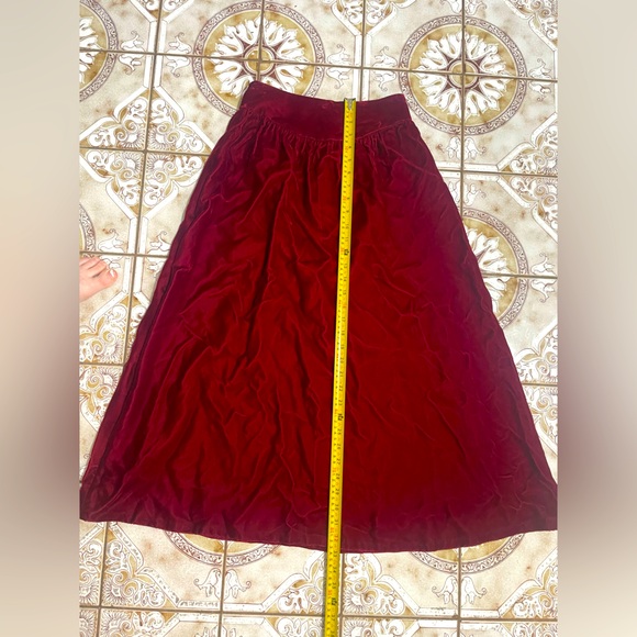 Gunne Sax Velvet Maxi Skirt - Picture 7 of 7